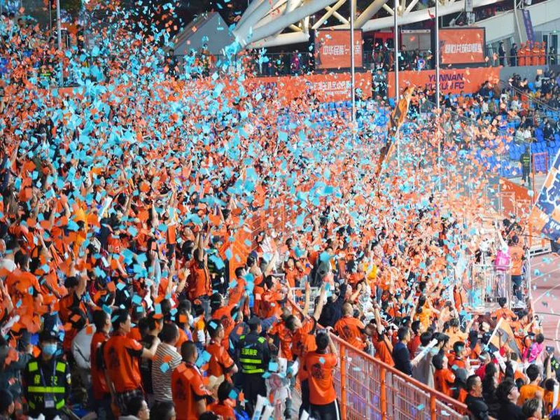 云南玉昆本赛季主场场均观众超2.2万人,带动消费超10亿元